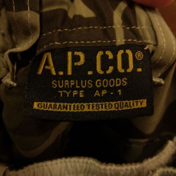 A.P. Co. reversible cargo shorts mens M Medium camo gray utility striped - Picture 8 of 11